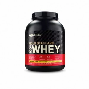 Optimum Nutrition GOLD STANDARD 100% WHEY™ Banana Cream 5 lb (73 Servings) Österreich | YQ7935608