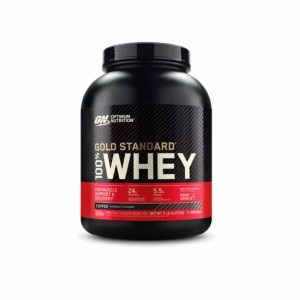 Optimum Nutrition GOLD STANDARD 100% WHEY™ Coffee 5 lb (71 Servings) Österreich | EW6907243