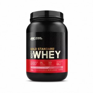 Optimum Nutrition GOLD STANDARD 100% WHEY™ Delicious Strawberry 2 lb (29 Servings) Österreich | KG5849720