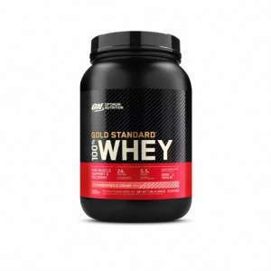 Optimum Nutrition GOLD STANDARD 100% WHEY™ Strawberries & Cream 2 lb (29 Servings) Österreich | JI1450289