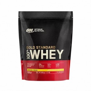 Optimum Nutrition Gold Standard 100% Whey Protein Powder Banana Cream 450 grams (15 Servings) Österreich | XA9715482