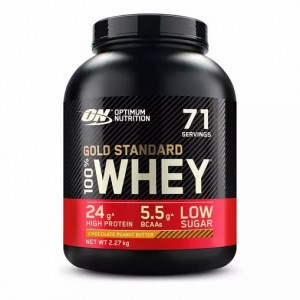 Optimum Nutrition Gold Standard 100% Whey Protein Powder Chocolate Peanut Butter 2.27 kg (71 Servings) Österreich | JN7365041