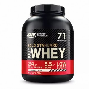 Optimum Nutrition Gold Standard 100% Whey Protein Powder Cookies & Cream 2.27 kg (71 Servings) Österreich | ZC9065783