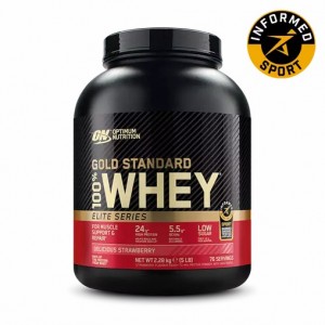 Optimum Nutrition Gold Standard 100% Whey - Elite Series Delicious Strawberry 2.27 kg Österreich | AX1096832