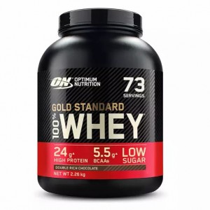 Optimum Nutrition Gold Standard 100% Whey Protein Powder Double Rich Chocolate 2.26 kg (76 Servings) Österreich | QV7023496