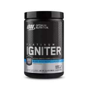 Optimum Nutrition Platinum Igniter Blue Raspberry Freeze 0.84 lb (20 Servings) Österreich | JB2168357