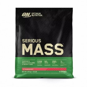 Optimum Nutrition Serious Mass Strawberry 5.45 kg (16 Servings) Österreich | DL1876902