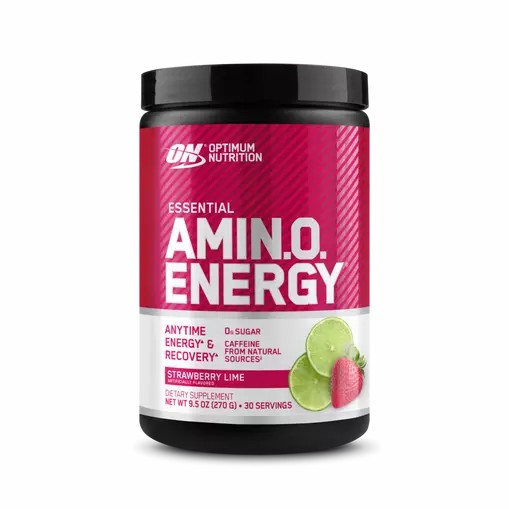 Optimum Nutrition ESSENTIAL AMIN.O. ENERGY® Strawberry Lime 0.6 lb (30 Servings) Österreich | GW7638501