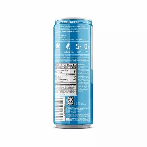 Optimum Nutrition ESSENTIAL AMIN.O. ENERGY+ Electrolytes Sparkling *new* Blue Raspberry Rush 355ml * 12 Cans (12 Servings) Österreich | BW6987514