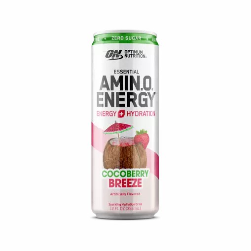 Optimum Nutrition ESSENTIAL AMIN.O. ENERGY+ Electrolytes Sparkling *new* Cocoberry Breeze 355ml * 12 Cans (12 Servings) Österreich | SH2045193