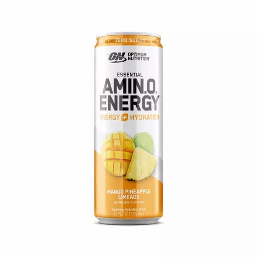 Optimum Nutrition ESSENTIAL AMIN.O. ENERGY+ Electrolytes Sparkling Mango Pineapple Lime 355ml * 12 Cans (12 Servings) Österreich | YG6748350