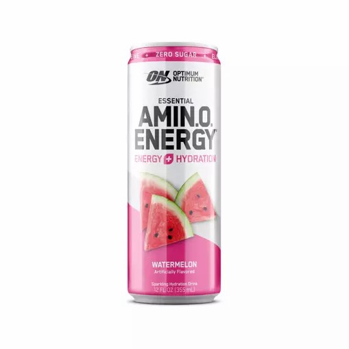 Optimum Nutrition ESSENTIAL AMIN.O. ENERGY+ Electrolytes Sparkling Watermelon 355ml * 12 Cans (12 Servings) Österreich | BE0745638