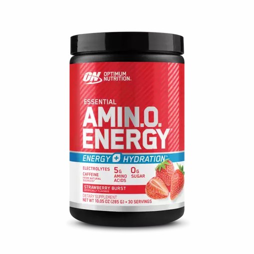 Optimum Nutrition Essential AMIN.O. ENERGY + Electrolytes Strawberry Burst 0.63 lb (30 Servings) Österreich | DP7693012