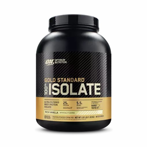 Optimum Nutrition GOLD STANDARD® 100% Isolate Rich Vanilla 2.91 lb (44 Servings) Österreich | KF4325691