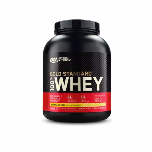 Optimum Nutrition GOLD STANDARD 100% WHEY™ Banana Cream 5 lb (73 Servings) Österreich | YQ7935608