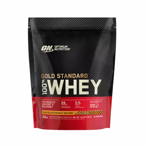 Optimum Nutrition GOLD STANDARD 100% WHEY™ Chocolate Peanut Butter 1.5 lb (22 Servings) Österreich | UW0248935