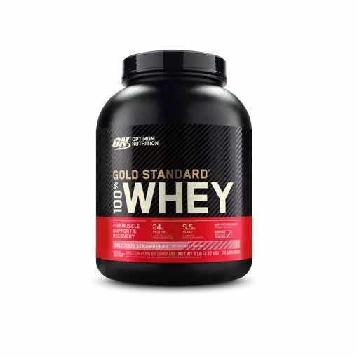 Optimum Nutrition GOLD STANDARD 100% WHEY™ Delicious Strawberry 5 lb (73 Servings) Österreich | XB7296031