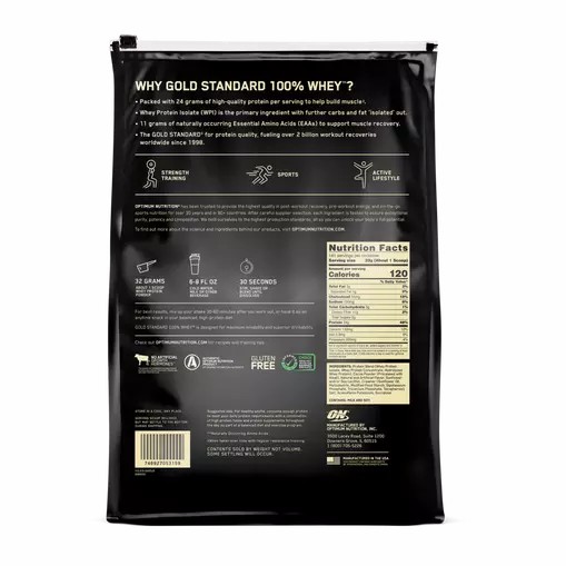 Optimum Nutrition GOLD STANDARD 100% WHEY™ Extreme Milk Chocolate 10 lb (141 Servings) Österreich | CW9315068