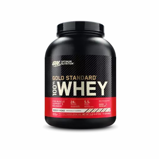 Optimum Nutrition GOLD STANDARD 100% WHEY™ Rocky Road 5 lb (72 Servings) Österreich | LY1896403
