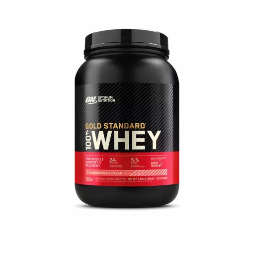 Optimum Nutrition GOLD STANDARD 100% WHEY™ Strawberries & Cream 2 lb (29 Servings) Österreich | JI1450289