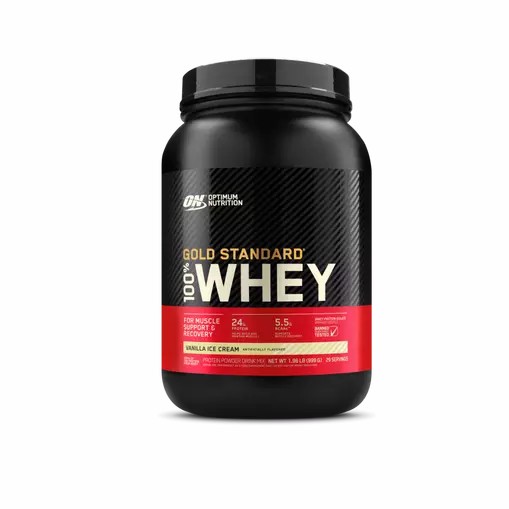 Optimum Nutrition GOLD STANDARD 100% WHEY™ Vanilla Ice Cream 2 lb (29 Servings) Österreich | EN3592086