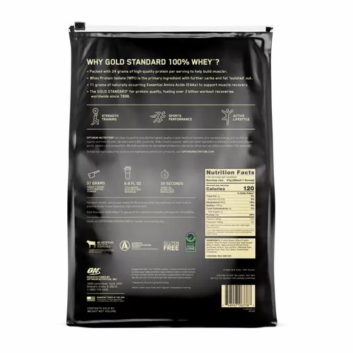 Optimum Nutrition GOLD STANDARD 100% WHEY™ Vanilla Ice Cream 10 lb - Notify me Österreich | BI3679501