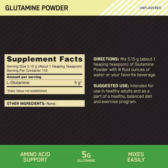Optimum Nutrition Glutamine Powder 2.2 lb (194 Servings) Österreich | EO8752631