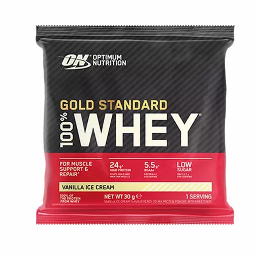 Optimum Nutrition Gold Standard 100% Whey Powder Sachets Vanilla Ice Cream 1 sachet (30 grams) Österreich | OZ6518470
