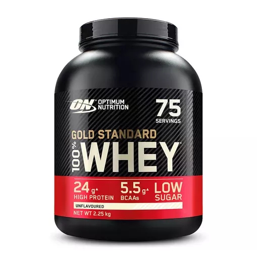 Optimum Nutrition Gold Standard 100% Whey Protein Powder Unflavoured 2.25 kg (75 Servings) Österreich | LW0452178