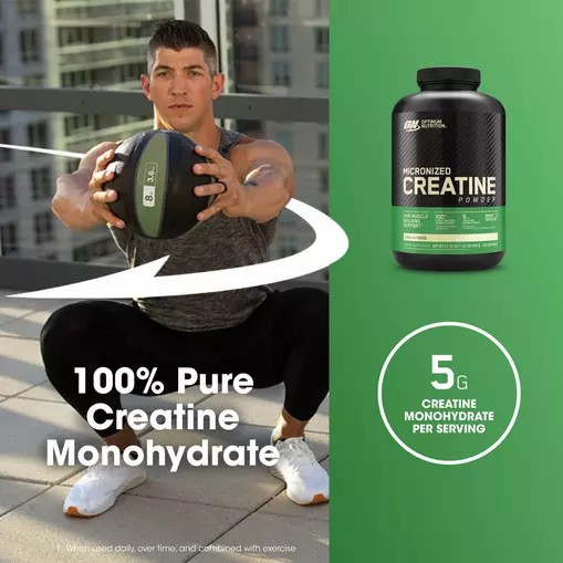 Optimum Nutrition Micronized Creatine Powder Unflavored 1.32 lb (120 Servings) Österreich | MI5389742
