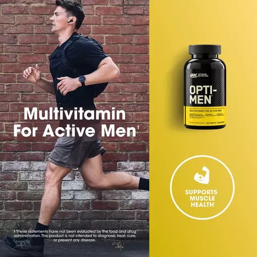 Optimum Nutrition OPTI-MEN® Multivitamin Tablets 240 Tablets (80 Servings) Österreich | OW3715896