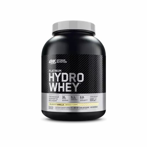 Optimum Nutrition PLATINUM HYDROWHEY™ Velocity Vanilla 3.52 lb (40 Servings) Österreich | ML9205437