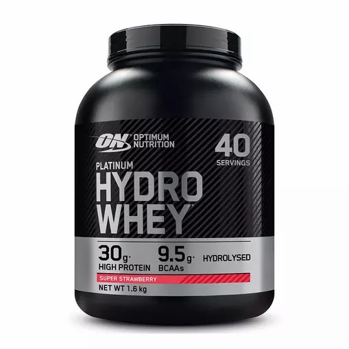 Optimum Nutrition Platinum Hydrowhey Super Strawberry 1.6 kg (40 Servings) Österreich | VB8961320