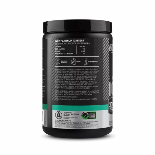 Optimum Nutrition Platinum Igniter Cherry Lime Punch 0.84 lb (20 Servings) Österreich | PV4139206