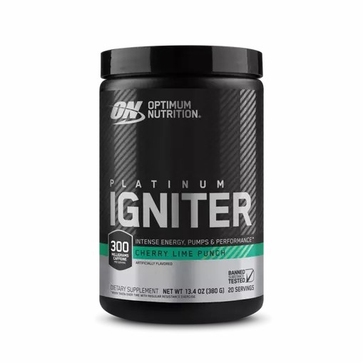 Optimum Nutrition Platinum Igniter Cherry Lime Punch 0.84 lb (20 Servings) Österreich | PV4139206