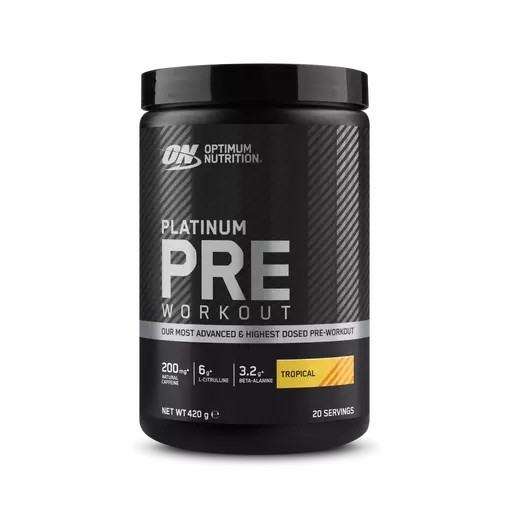 Optimum Nutrition Platinum Pre-workout Tropical 420 grams (20 Servings) Österreich | TX2391845