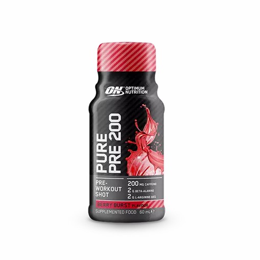 Optimum Nutrition Pure Pre 200 Pre-Workout Shot Berry 60ml (12 shots) Österreich | BL2381764