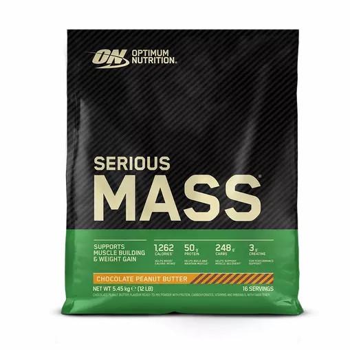 Optimum Nutrition Serious Mass Chocolate Peanut Butter 5.45 kg (16 Servings) Österreich | NU8476501