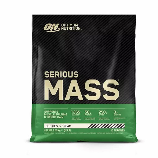 Optimum Nutrition Serious Mass Cookies & Cream 2.73 kg (8 Servings) Österreich | HC8693057
