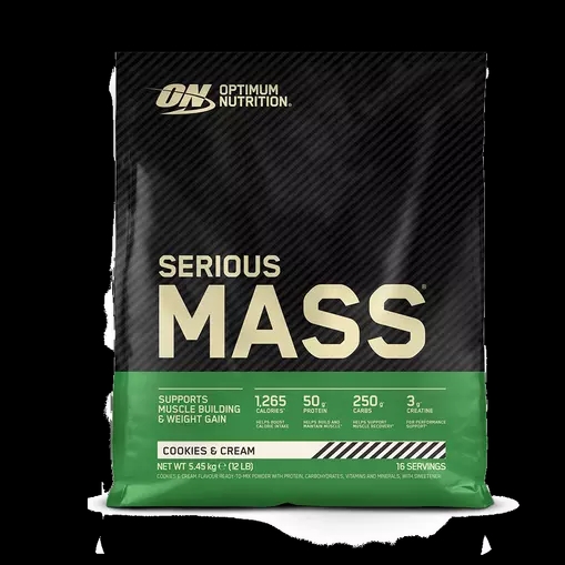 Optimum Nutrition Serious Mass Cookies & Cream 5.45 kg (16 Servings) Österreich | HA7409256