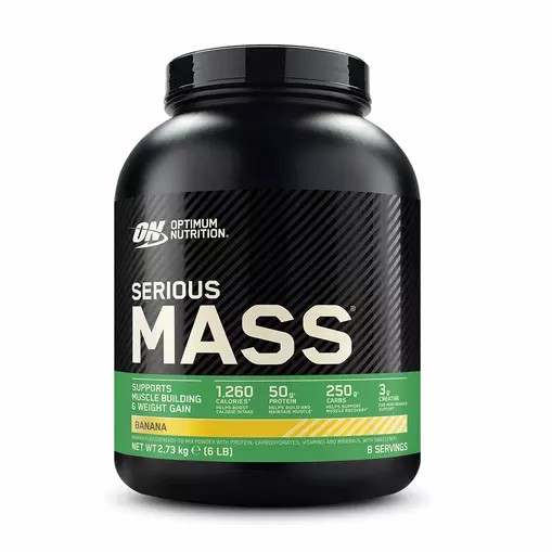 Optimum Nutrition Serious Mass Gainer Banana 2.73 kg (8 Servings) Österreich | PS3927540