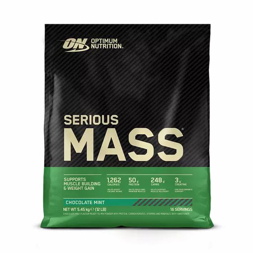 Optimum Nutrition Serious Mass Gainer Chocolate Mint 5.45 kg (16 Servings) Österreich | TQ1650329