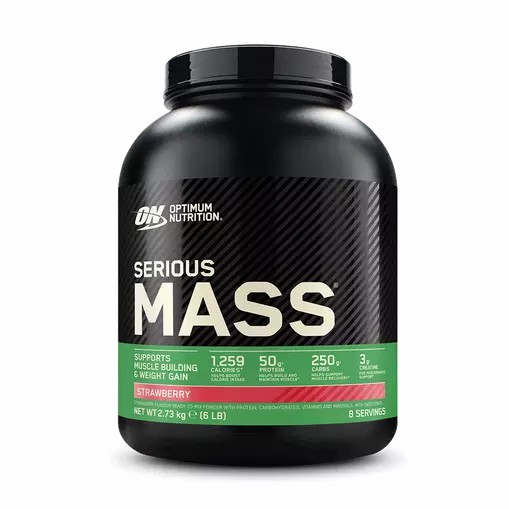 Optimum Nutrition Serious Mass Gainer Strawberry 2.73 kg (8 Servings) Österreich | YW8376945