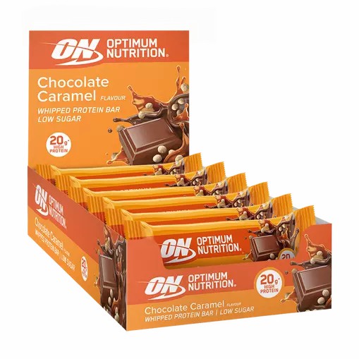 Optimum Nutrition Whipped Protein Bar Chocolate Caramel 600 grams (10 Bars) Österreich | QI5317682