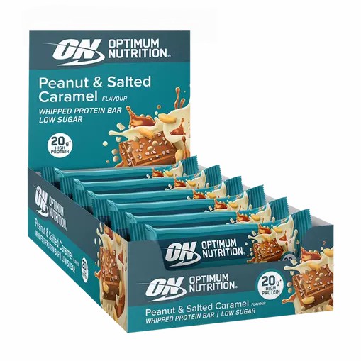 Optimum Nutrition Whipped Protein Bar Peanut And Salted Caramel 600 grams (10 Bars) Österreich | MS3674185